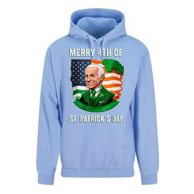 Happy 4th Of July Confused Funny Joe Biden St Patricks Day Unisex Surf Hoodie