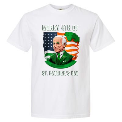 Happy 4th Of July Confused Funny Joe Biden St Patricks Day Garment-Dyed Heavyweight T-Shirt