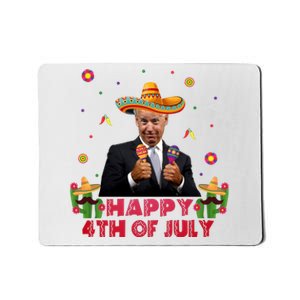 Happy 4th Of July Cinco De Mayo Funny Joe Biden Mousepad