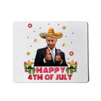 Happy 4th Of July Cinco De Mayo Funny Joe Biden Mousepad