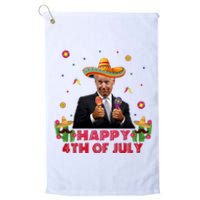 Happy 4th Of July Cinco De Mayo Funny Joe Biden Platinum Collection Golf Towel