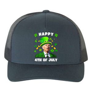 Happy 4th Of July St Patricks Day Funny Confused Joe Biden Great Gift Yupoong Adult 5-Panel Trucker Hat