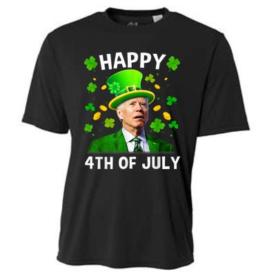 Happy 4th Of July Confused Funny Joe Biden St Patricks Day Cooling Performance Crew T-Shirt