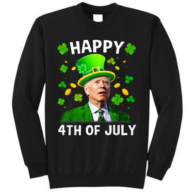 Happy 4th Of July Confused Funny Joe Biden St Patricks Day Sweatshirt