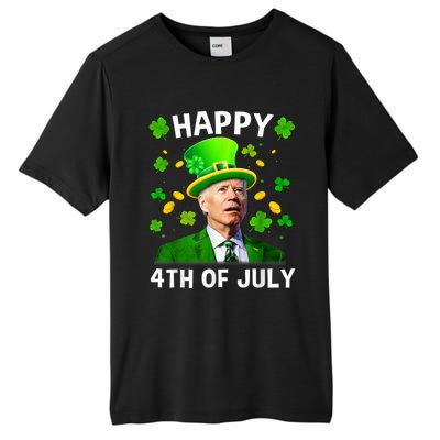 Happy 4th Of July Confused Funny Joe Biden St Patricks Day Tall Fusion ChromaSoft Performance T-Shirt