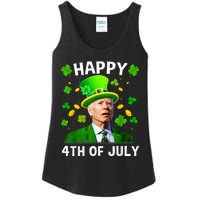 Happy 4th Of July Confused Funny Joe Biden St Patricks Day Ladies Essential Tank