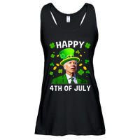 Happy 4th Of July Confused Funny Joe Biden St Patricks Day Ladies Essential Flowy Tank