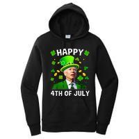 Happy 4th Of July Confused Funny Joe Biden St Patricks Day Women's Pullover Hoodie