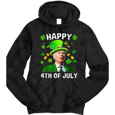 Happy 4th Of July Confused Funny Joe Biden St Patricks Day Tie Dye Hoodie