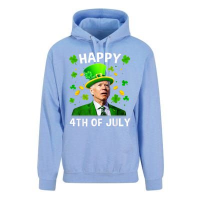 Happy 4th Of July Confused Funny Joe Biden St Patricks Day Unisex Surf Hoodie