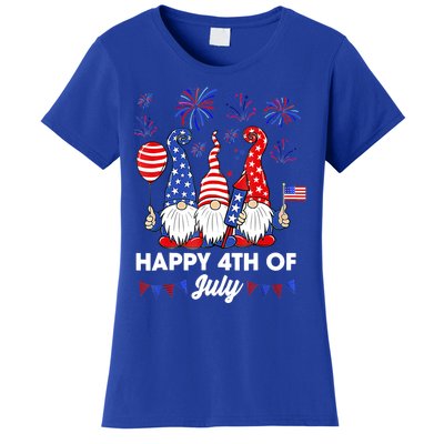 Happy 4th Of July Gnomes Gift Women's T-Shirt