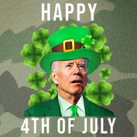 Happy 4th Of July Joe Biden Funny St Patrick's Day Legacy Tie Dye Trucker Hat