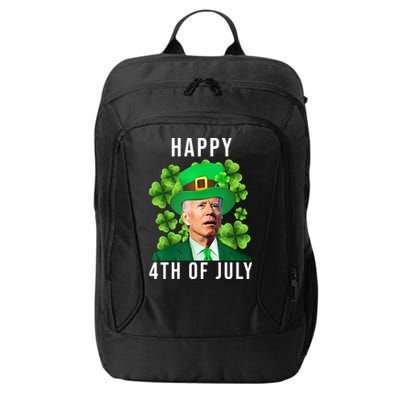 Happy 4th Of July Joe Biden Funny St Patrick's Day City Backpack