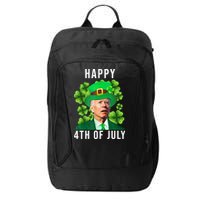Happy 4th Of July Joe Biden Funny St Patrick's Day City Backpack