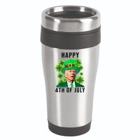 Happy 4th Of July Joe Biden Funny St Patrick's Day 16oz Travel Tumbler