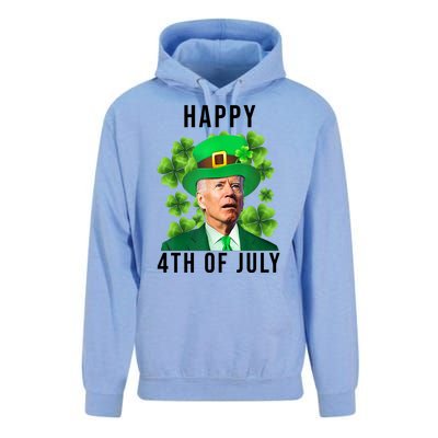 Happy 4th Of July Joe Biden Funny St Patrick's Day Unisex Surf Hoodie