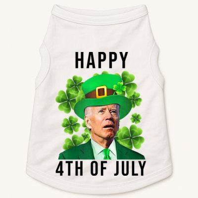 Happy 4th Of July Joe Biden Funny St Patrick's Day Doggie Tank