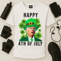 Happy 4th Of July Joe Biden Funny St Patrick's Day Performance Shirt
