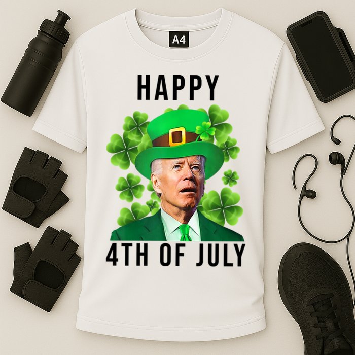 Happy 4th Of July Joe Biden Funny St Patrick's Day Performance Shirt