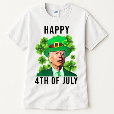 Happy 4th Of July Joe Biden Funny St Patrick's Day Tall T-Shirt