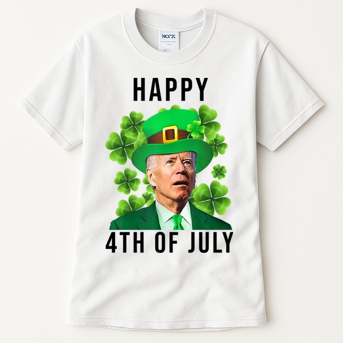 Happy 4th Of July Joe Biden Funny St Patrick's Day Tall T-Shirt