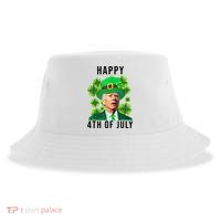 Happy 4th Of July Joe Biden Funny St Patrick's Day Sustainable Bucket Hat