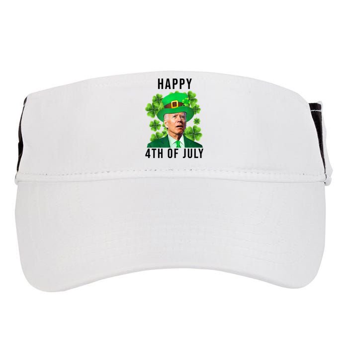 Happy 4th Of July Joe Biden Funny St Patrick's Day Adult Drive Performance Visor