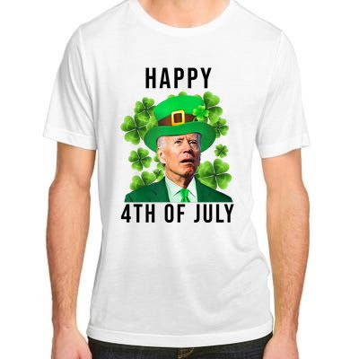 Happy 4th Of July Joe Biden Funny St Patrick's Day Adult ChromaSoft Performance T-Shirt