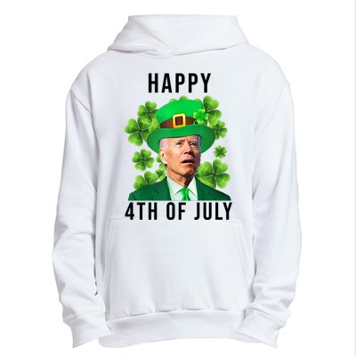 Happy 4th Of July Joe Biden Funny St Patrick's Day Urban Pullover Hoodie