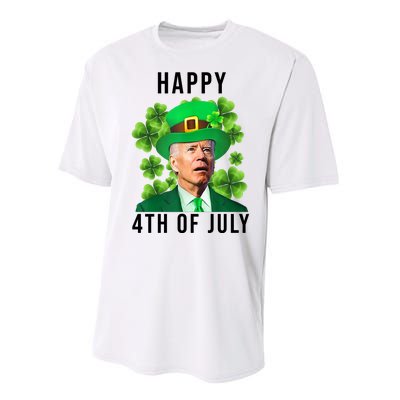 Happy 4th Of July Joe Biden Funny St Patrick's Day Performance Sprint T-Shirt