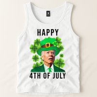 Happy 4th Of July Joe Biden Funny St Patrick's Day Tank Top