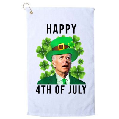 Happy 4th Of July Joe Biden Funny St Patrick's Day Golf Towel