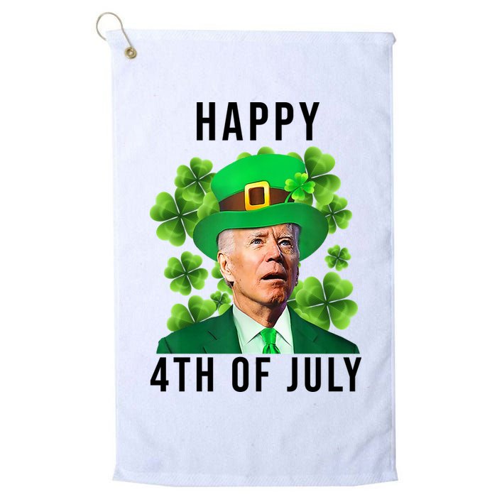 Happy 4th Of July Joe Biden Funny St Patrick's Day Golf Towel