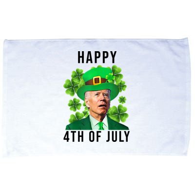Happy 4th Of July Joe Biden Funny St Patrick's Day Microfiber Hand Towel