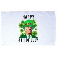 Happy 4th Of July Joe Biden Funny St Patrick's Day Microfiber Hand Towel