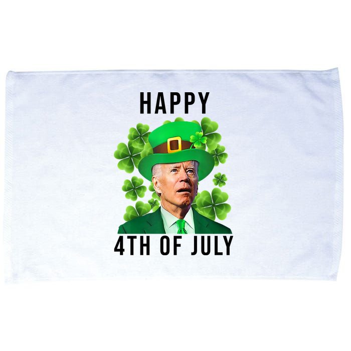 Happy 4th Of July Joe Biden Funny St Patrick's Day Microfiber Hand Towel