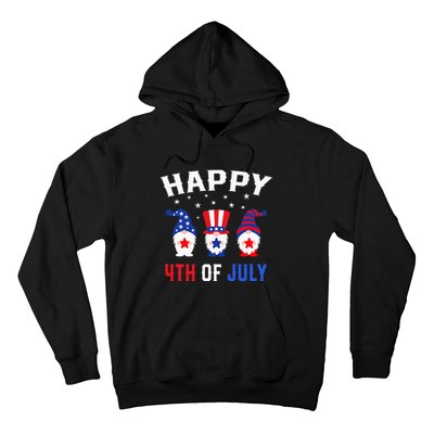 happy 4th of july gnomes patriotic american flag cute gnomes Hoodie