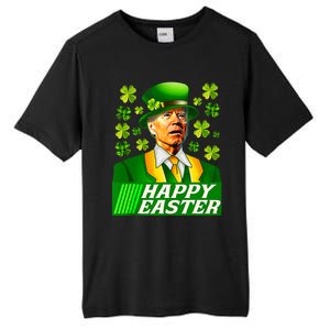 Happy 4th Of Easter Joe Biden St Patricks Day Leprechaun Tall Fusion ChromaSoft Performance T-Shirt