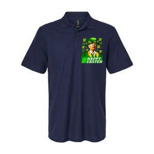 Happy 4th Of Easter Joe Biden St Patricks Day Leprechaun Softstyle Adult Sport Polo