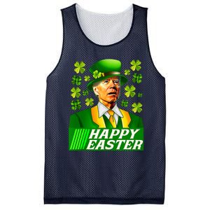 Happy 4th Of Easter Joe Biden St Patricks Day Leprechaun Mesh Reversible Basketball Jersey Tank