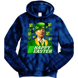 Happy 4th Of Easter Joe Biden St Patricks Day Leprechaun Tie Dye Hoodie