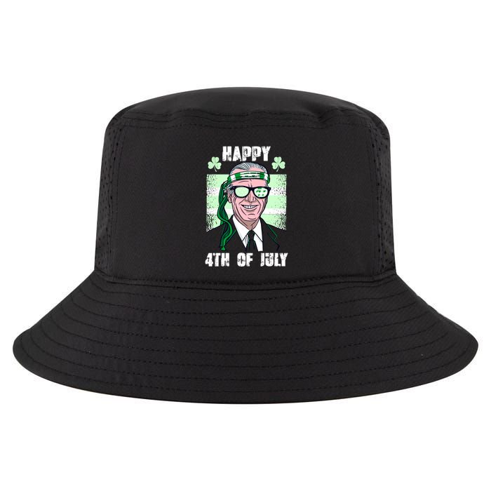 Happy 4th Of July Funny St. Patrick's Day Biden USA Flag Irish Cool Comfort Performance Bucket Hat