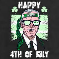 Happy 4th Of July Funny St. Patrick's Day Biden USA Flag Irish 15oz Campfire Ceramic Mug