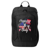 Happy 4th Of July Patriotic American Flag USA City Backpack