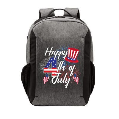 Happy 4th Of July Patriotic American Flag USA Vector Backpack