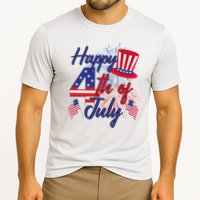 Happy 4th Of July Patriotic American Flag USA Cooling Performance Crew T-Shirt