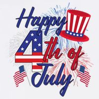 Happy 4th Of July Patriotic American Flag USA Cooling Performance Crew T-Shirt