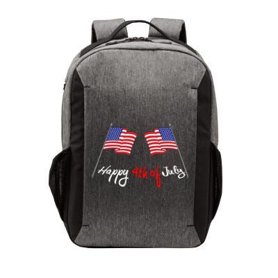 Happy 4th Of July USA Flag Vector Backpack