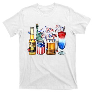 Happy 4th Of July Wine Glasses T-Shirt