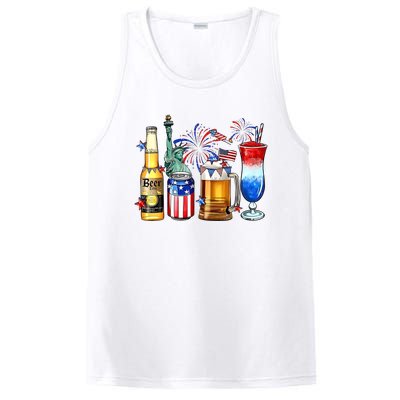 Happy 4th Of July Wine Glasses PosiCharge Competitor Tank